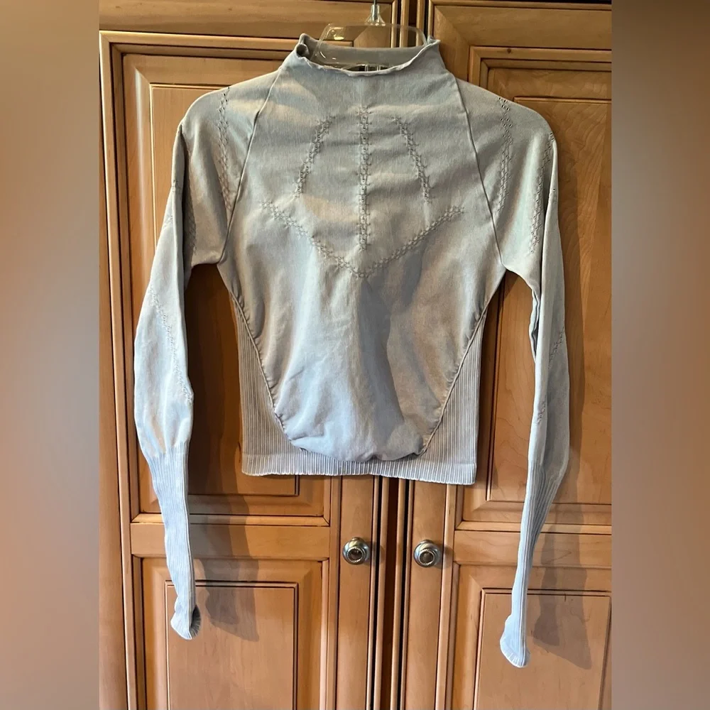 NWOT Free People Good Karma High Neck Layer Top - Picture 7 of 10
